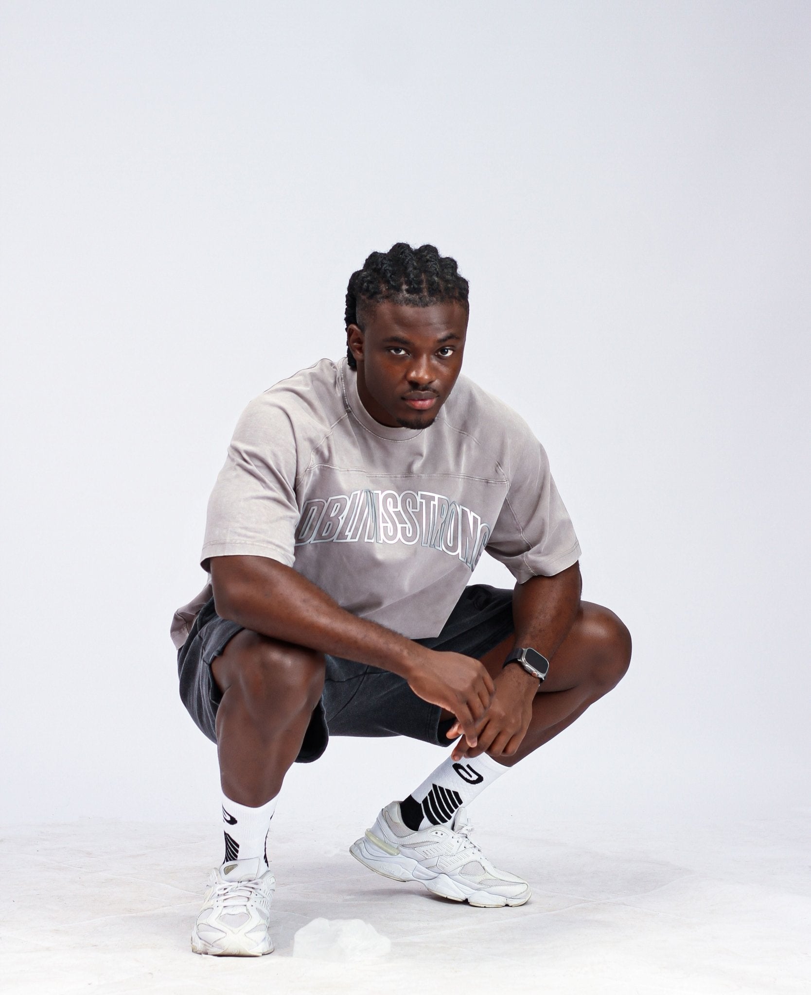 Acid - Washed T-Shirt and Shorts Set - DBISFIT