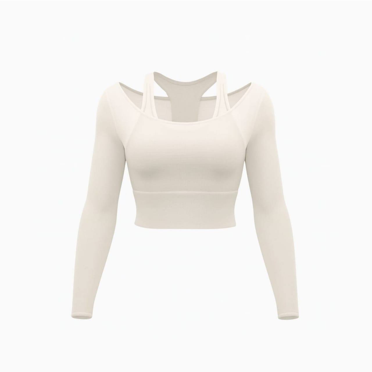 Layer Mesh Long - Sleeve Top - DBISFIT