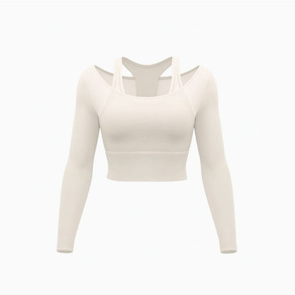 Layer Mesh Long - Sleeve Top - DBISFIT