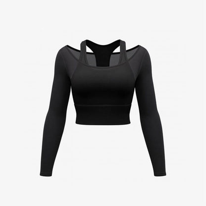 Layer Mesh Long - Sleeve Top - DBISFIT