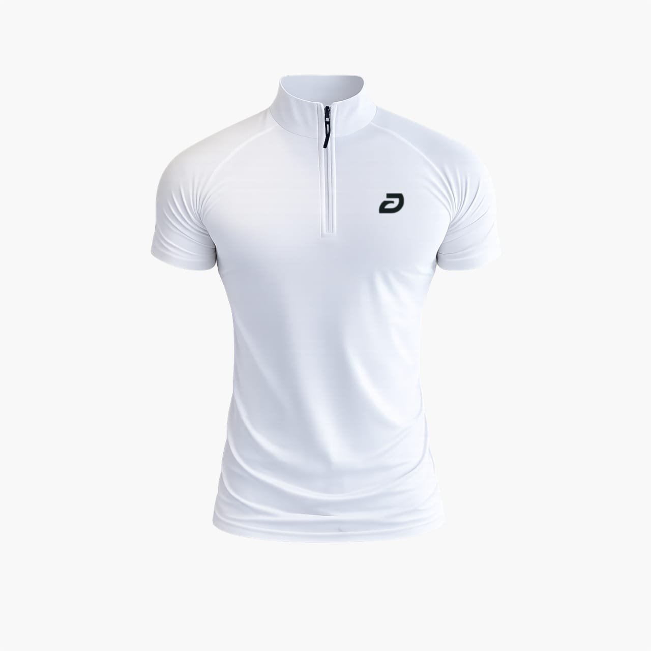 Zip - up Compression Short - sleeve Top - DBISFIT