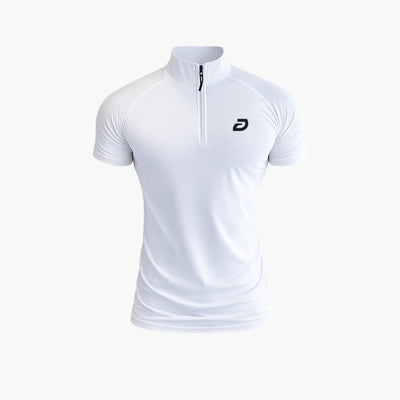 Zip - up Compression Short - sleeve Top - DBISFIT